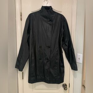 Men’s Large Black Austin Clothing Company Jacket Missing Belt